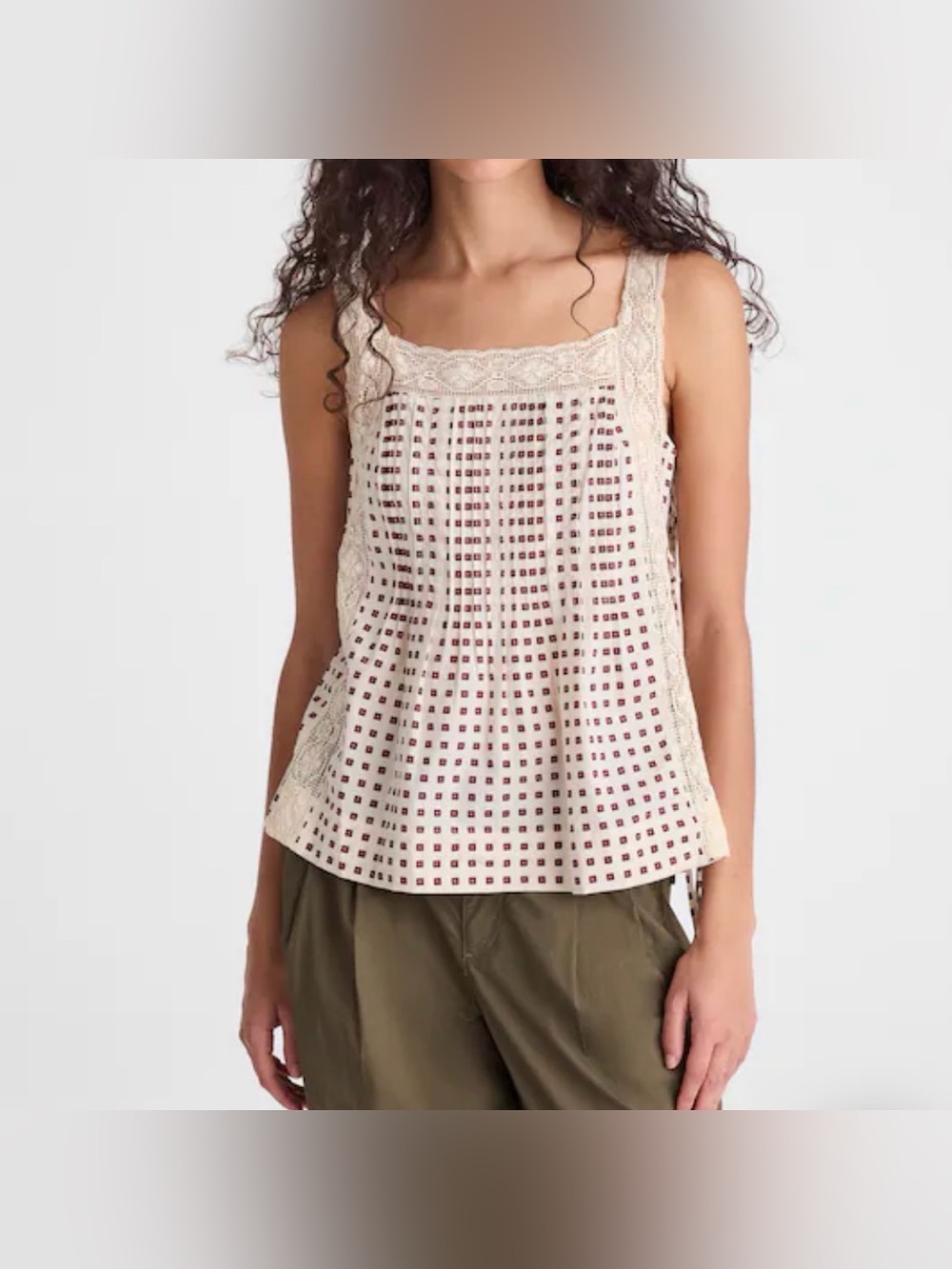 Madewell Women’s The Sophie Top.Cottagecore.Vintage Ivory. S. NWT. - Picture 2 of 16